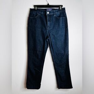 Not Your Daughters Women’s Jeans Dark Blue Size 10 Straight Leg Stretch